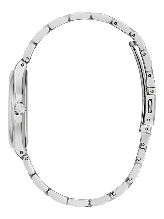 96p257 Reloj Bulova Dress de dama pulsera de metal 36 mm - Detalle de esfera