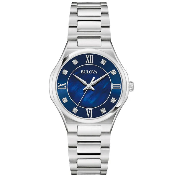 96p257 Reloj Bulova Dress de dama pulsera de metal 36 mm - Reloj original en Guatemala