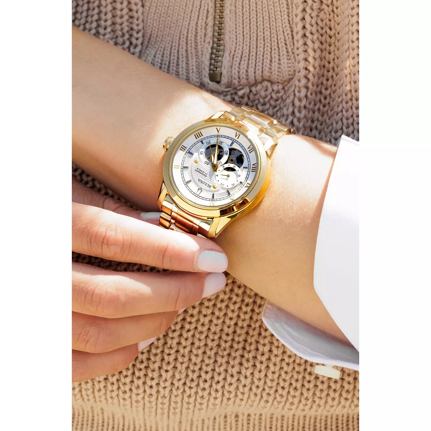 97A108 Reloj Bulova Sutton Classic de caballero pulsera de metal