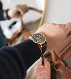 Reloj Bulova Classic de hombre banda de cuero 45mm - Vista trasera