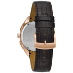 Reloj Bulova Curv de hombre correa de cuero - Detalle de esfera