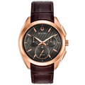 Reloj Bulova Curv de hombre correa de cuero - Reloj original en Guatemala