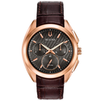 Reloj Bulova Curv de hombre correa de cuero - Reloj original en Guatemala