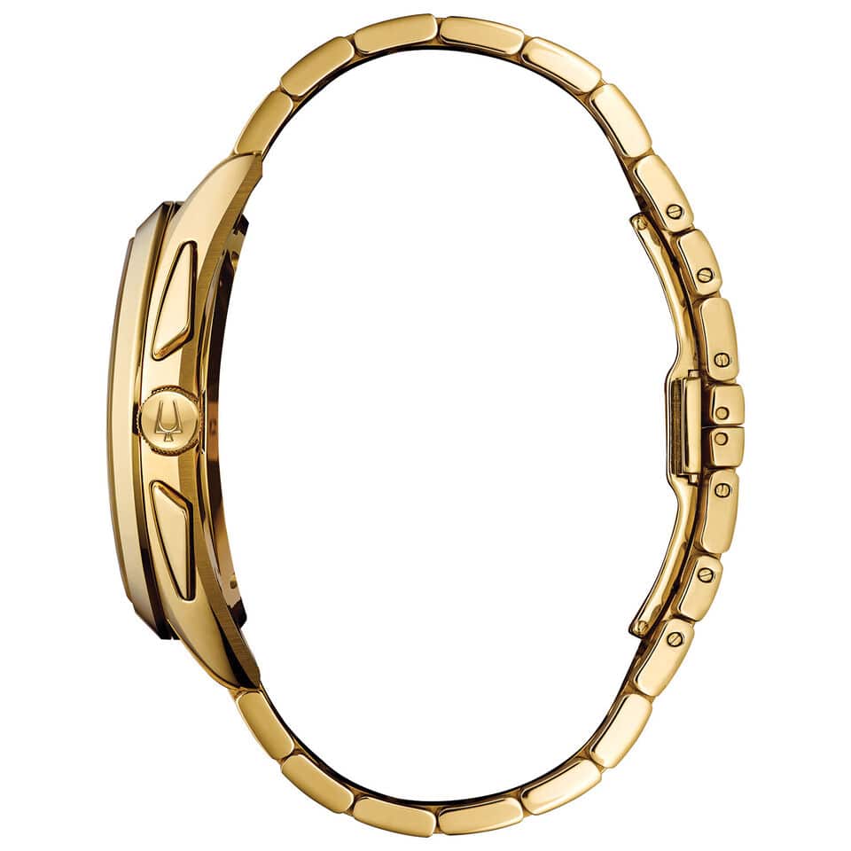 97A125 Bulova Curv Reloj para Hombre pulsera de metal