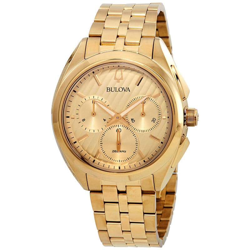 97A125 Bulova Curv Reloj para Hombre pulsera de metal
