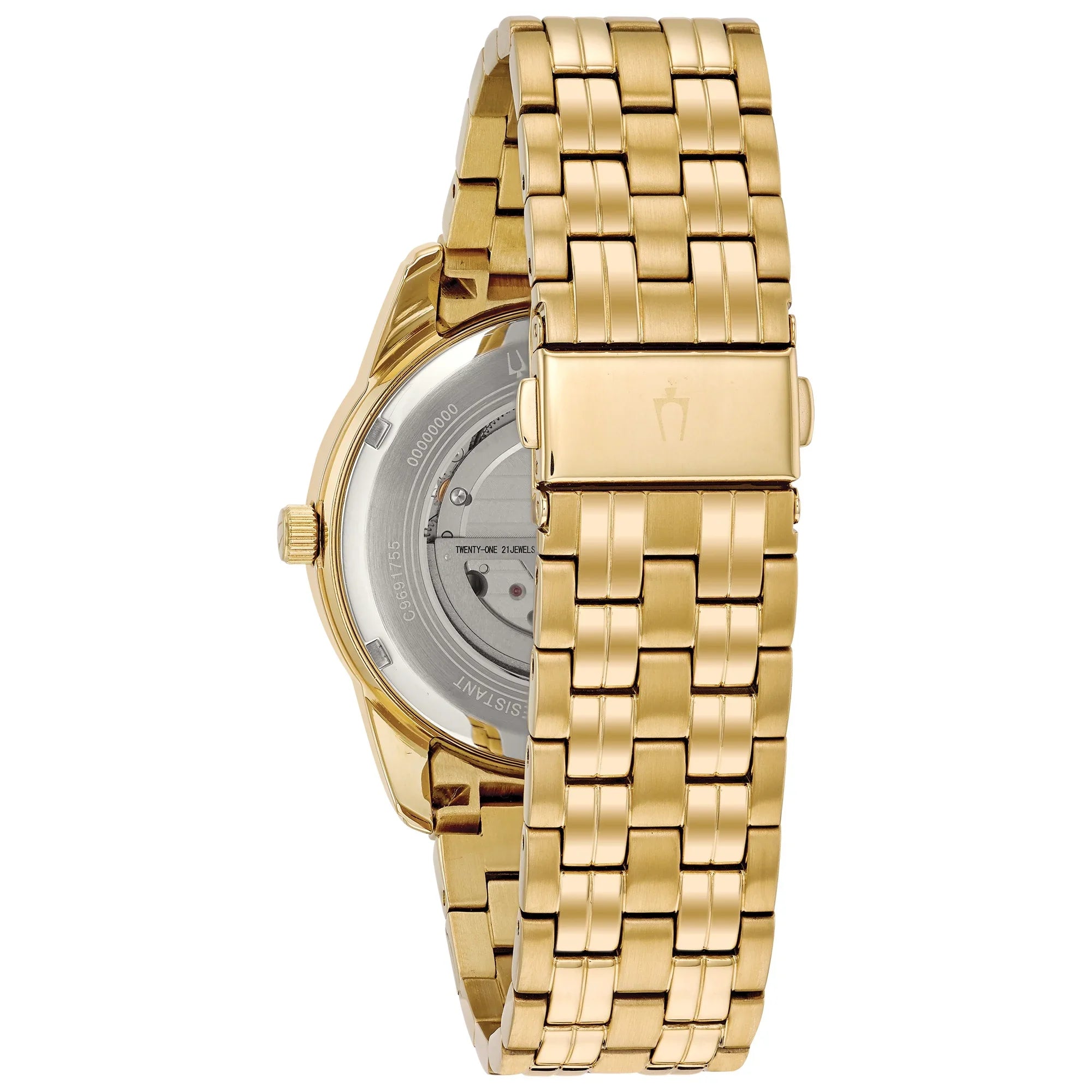 Reloj Bulova Classics de hombre pulsera de metal - Detalle de esfera