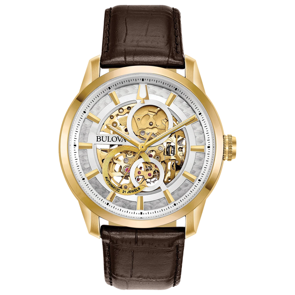 97A138 Reloj Bulova Sutton de hombre banda de piel