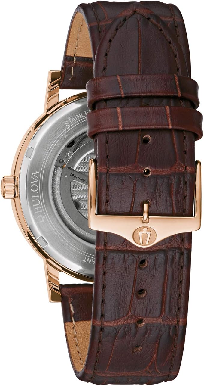 Reloj Bulova Classic Automatic de hombre pulsera de metal - Vista lateral