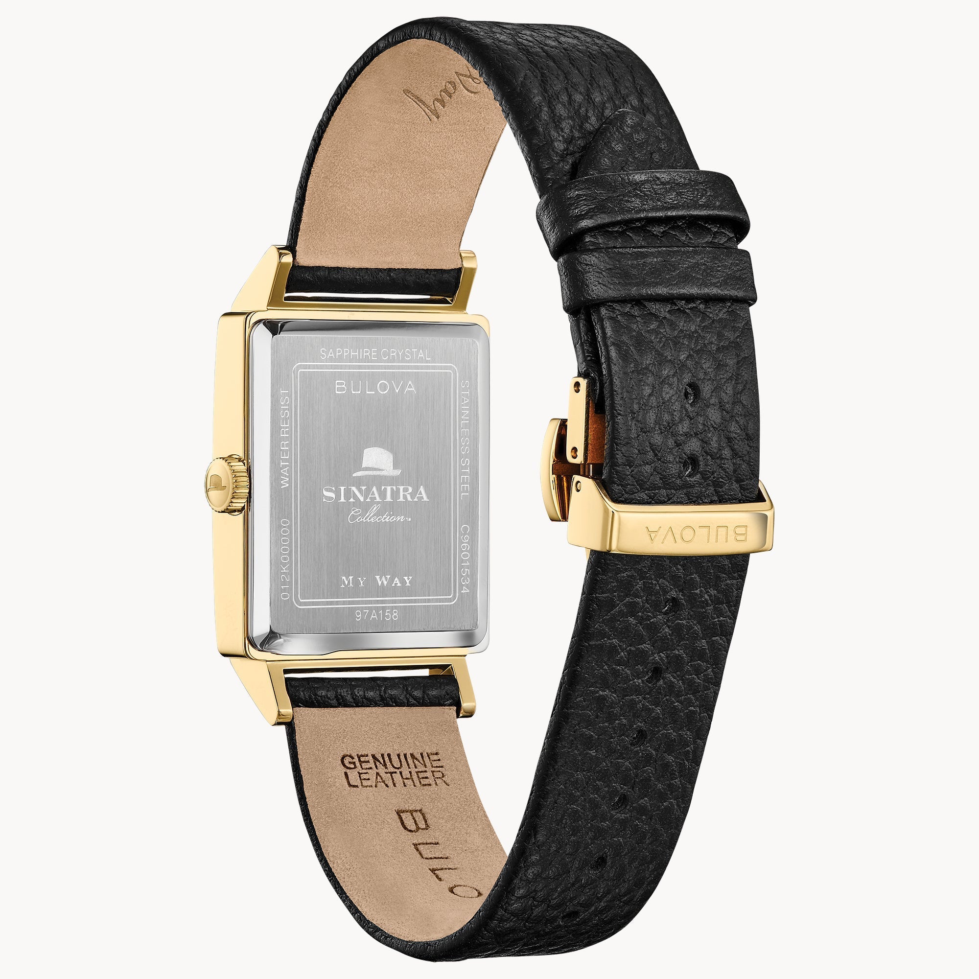 97A158 Reloj Bulova Frank Sinatra My Way de hombre banda de piel 30 mm