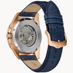 Reloj Bulova Sutton de hombre pulsera de cuero - Vista trasera