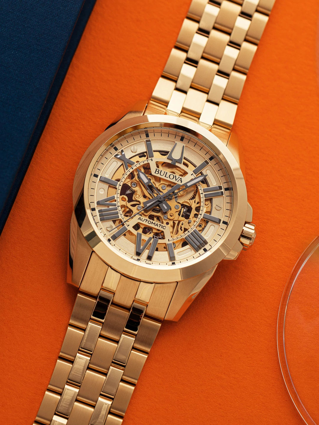 Reloj Bulova Sutton Hombre Pulsera Metal Dorado - Vista 5