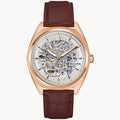 Reloj Bulova Surveyor Hombre Cuero Tono Oro Rosa - Reloj original en Guatemala