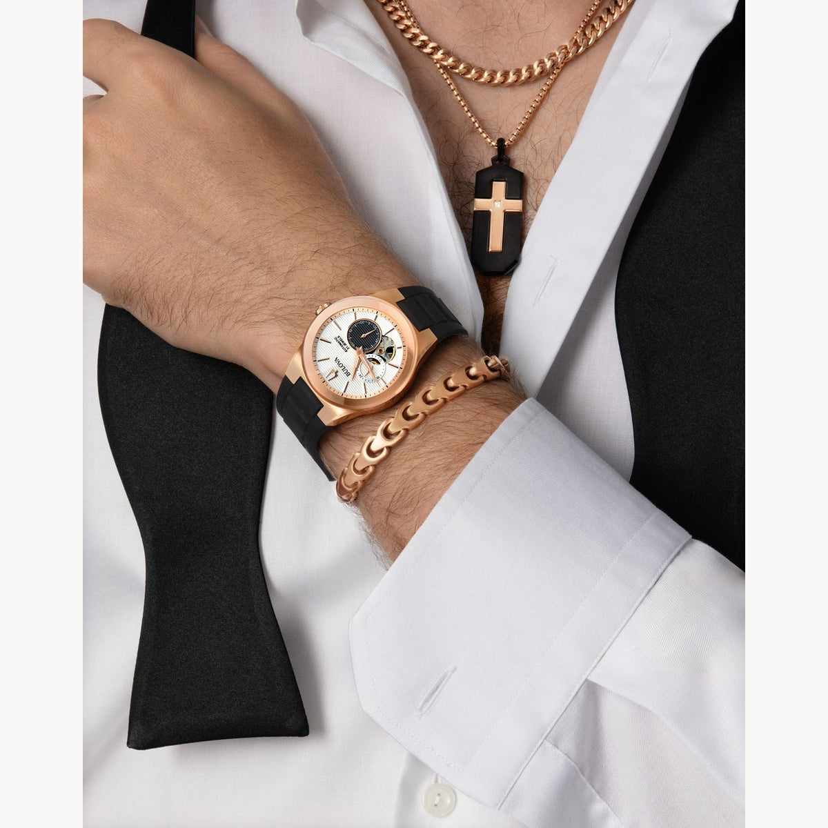97A186 Reloj Bulova Latin Grammy de hombre banda de resina - Resina Negro