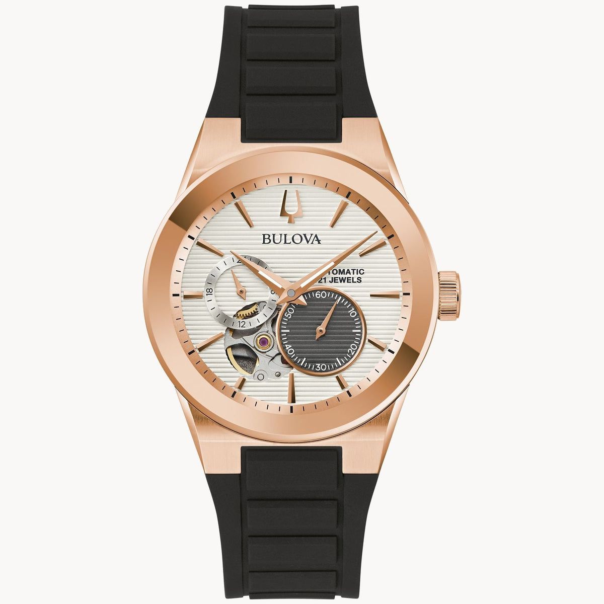 97A186 Reloj Bulova Latin Grammy de hombre banda de resina - Resina Negro