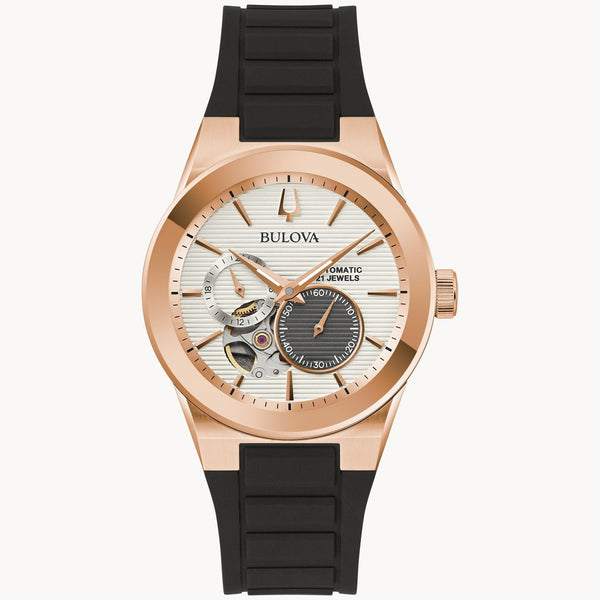 97A186 Reloj Bulova Latin Grammy de hombre banda de resina - Resina Negro