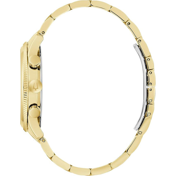 Reloj Bulova Classic Hombre Pulsera Acero Dorado - Vista lateral