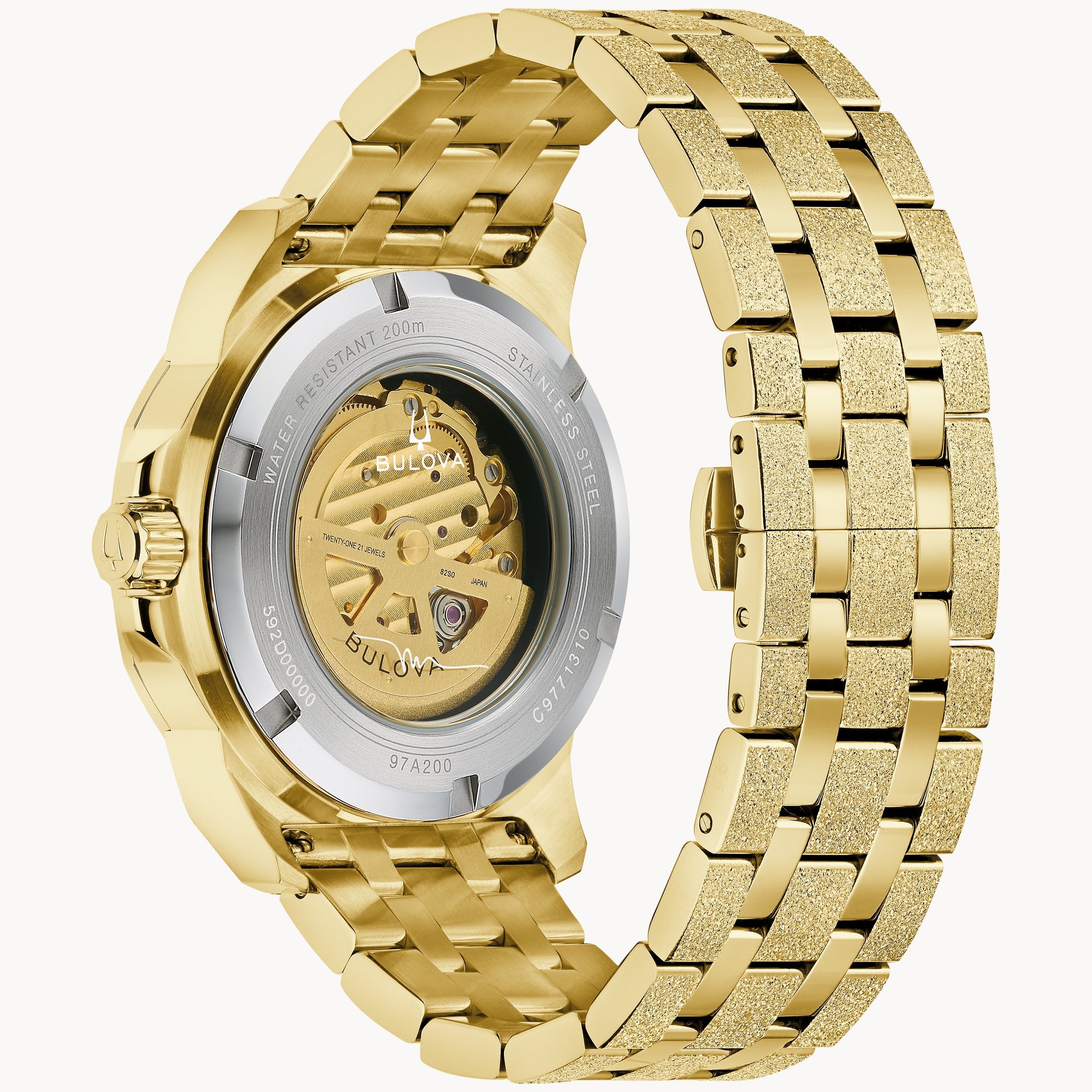 97A200 Reloj Bulova Marc Anthony Marine Star de hombre pulsera de metal