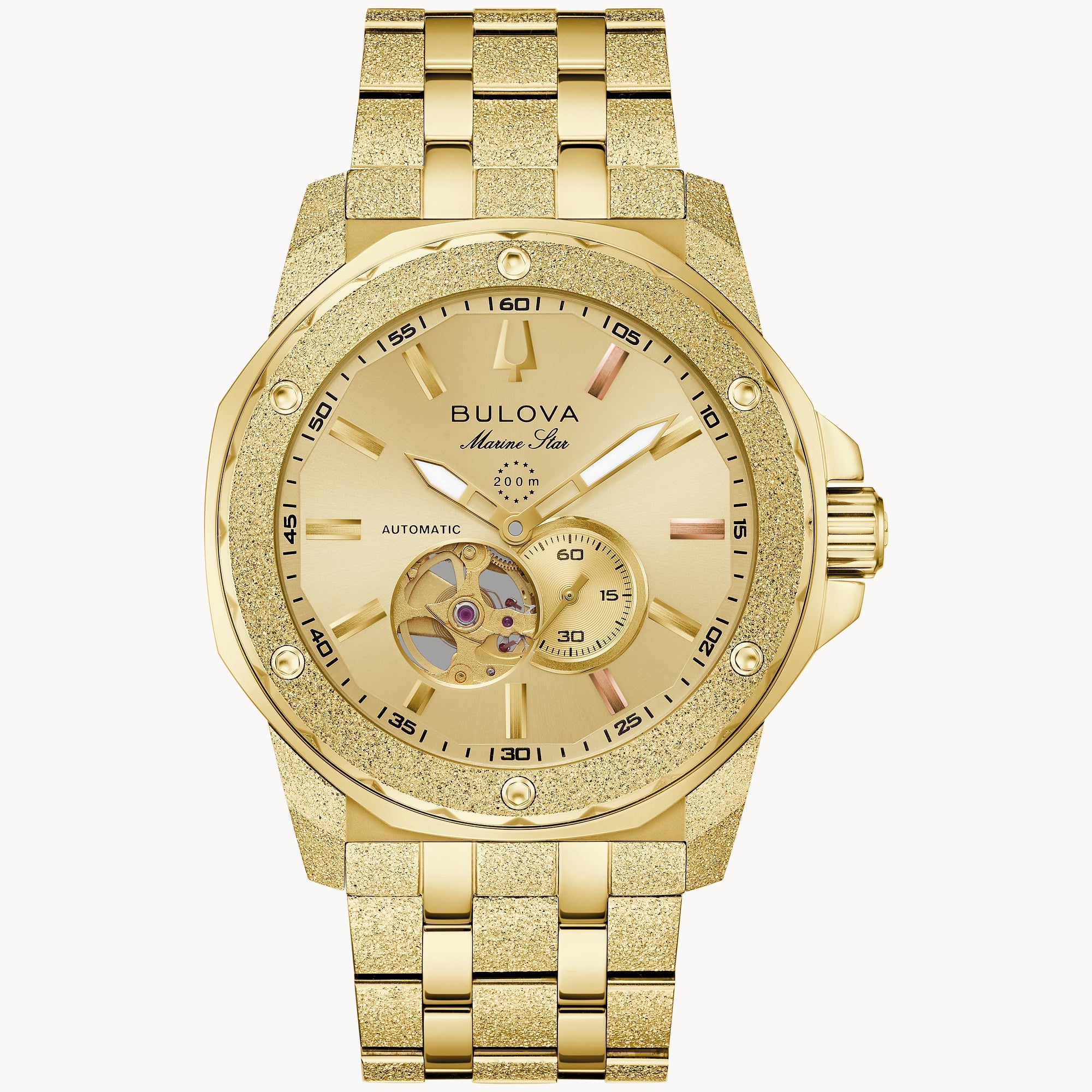 97A200 Reloj Bulova Marc Anthony Marine Star de hombre pulsera de metal
