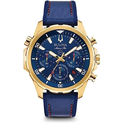 97B168 Bulova Marine Star Reloj para Hombre - Azul