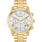 97B171 Reloj Bulova Wilton de hombre correa de metal - Acero Inoxidable Dorado