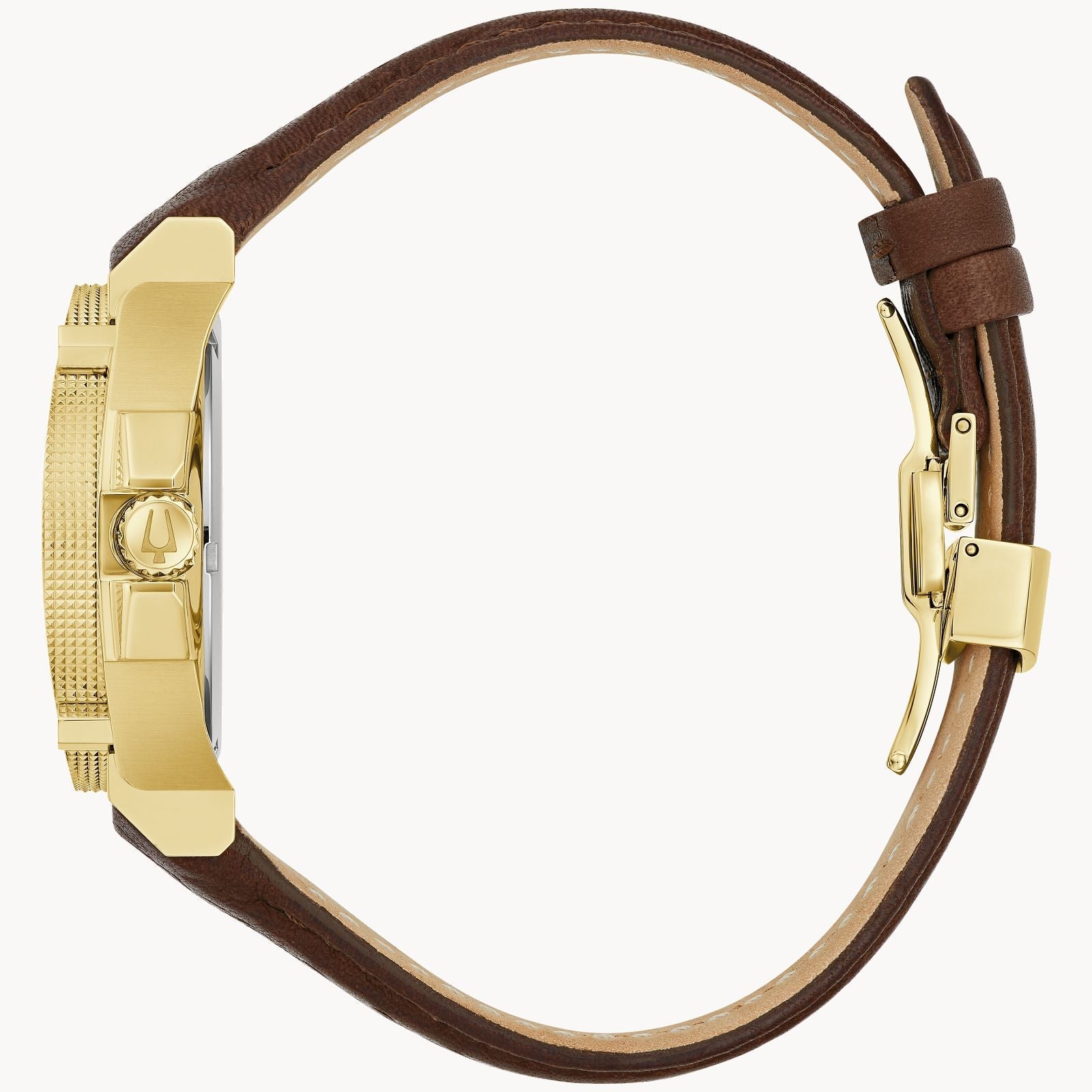 97B216 Reloj Bulova Precisionist Hombre Dorado Correa