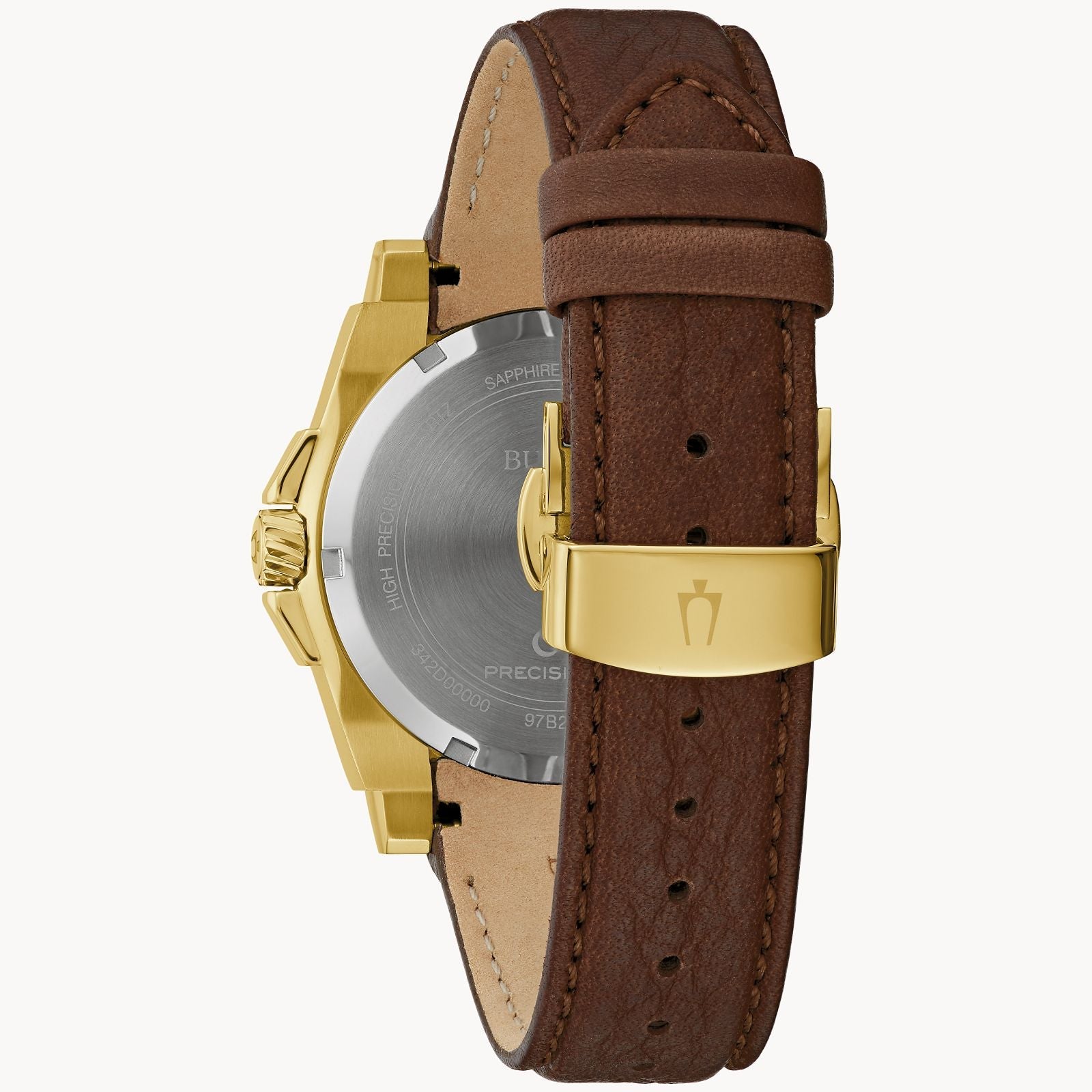 97B216 Reloj Bulova Precisionist Hombre Dorado Correa