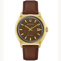 97B244 Reloj Bulova Tony Bennett de hombre correa de cuero