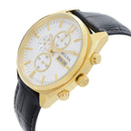 Reloj Bulova Surveyor Hombre Correa de Cuero Negro - Vista trasera