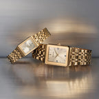 Reloj Bulova Diamond Champagne para Caballero - Vista trasera