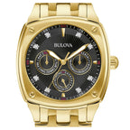 Reloj Bulova Classic Hombre Brazalete de Acero Dorado - Vista lateral