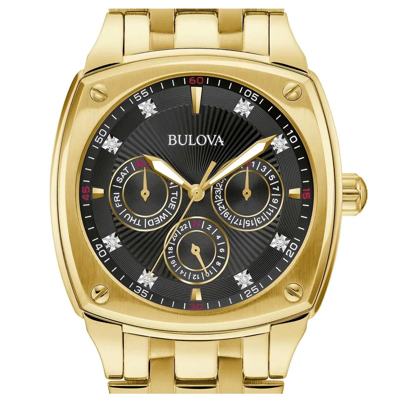 Reloj Bulova Classic Hombre Brazalete de Acero Dorado - Vista lateral
