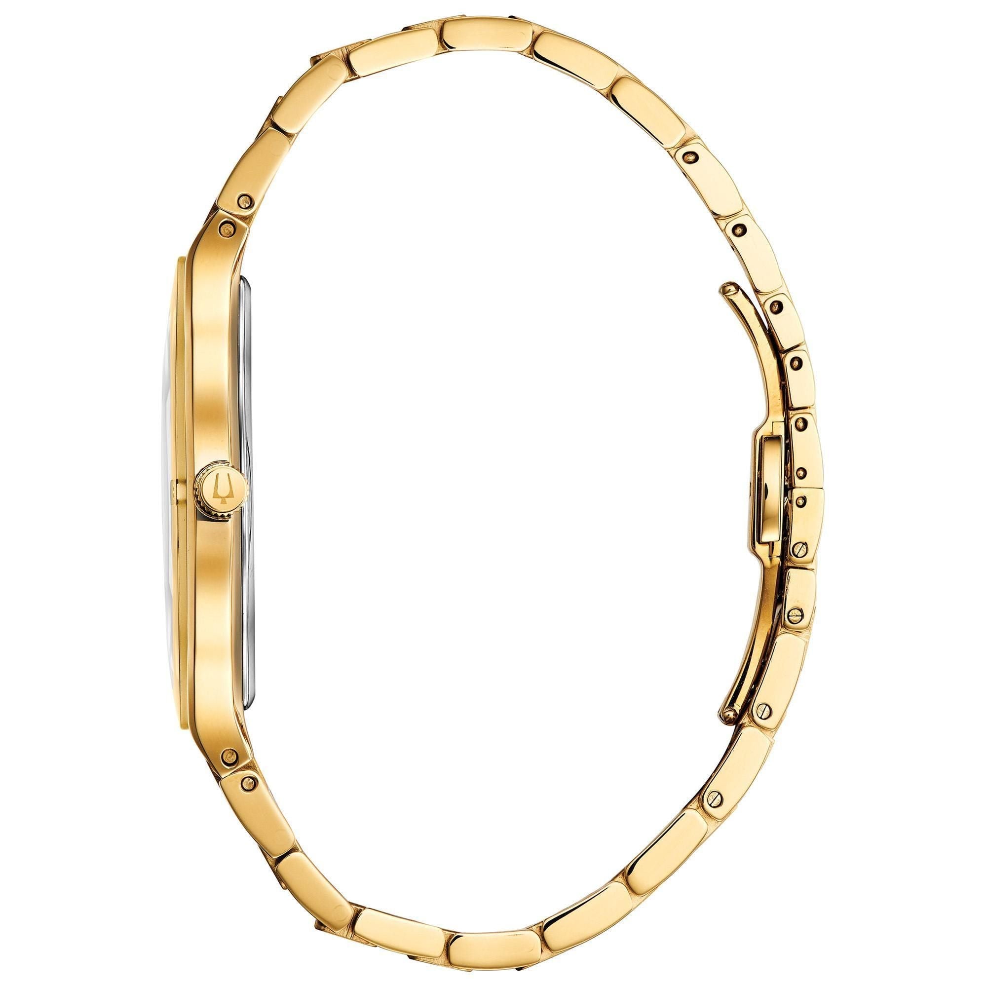 Reloj Bulova Futuro Millennia Hombre Acero Dorado - Vista lateral
