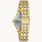 Reloj Bulova Phantom Mujer Correa de Acero Dorado - Vista lateral