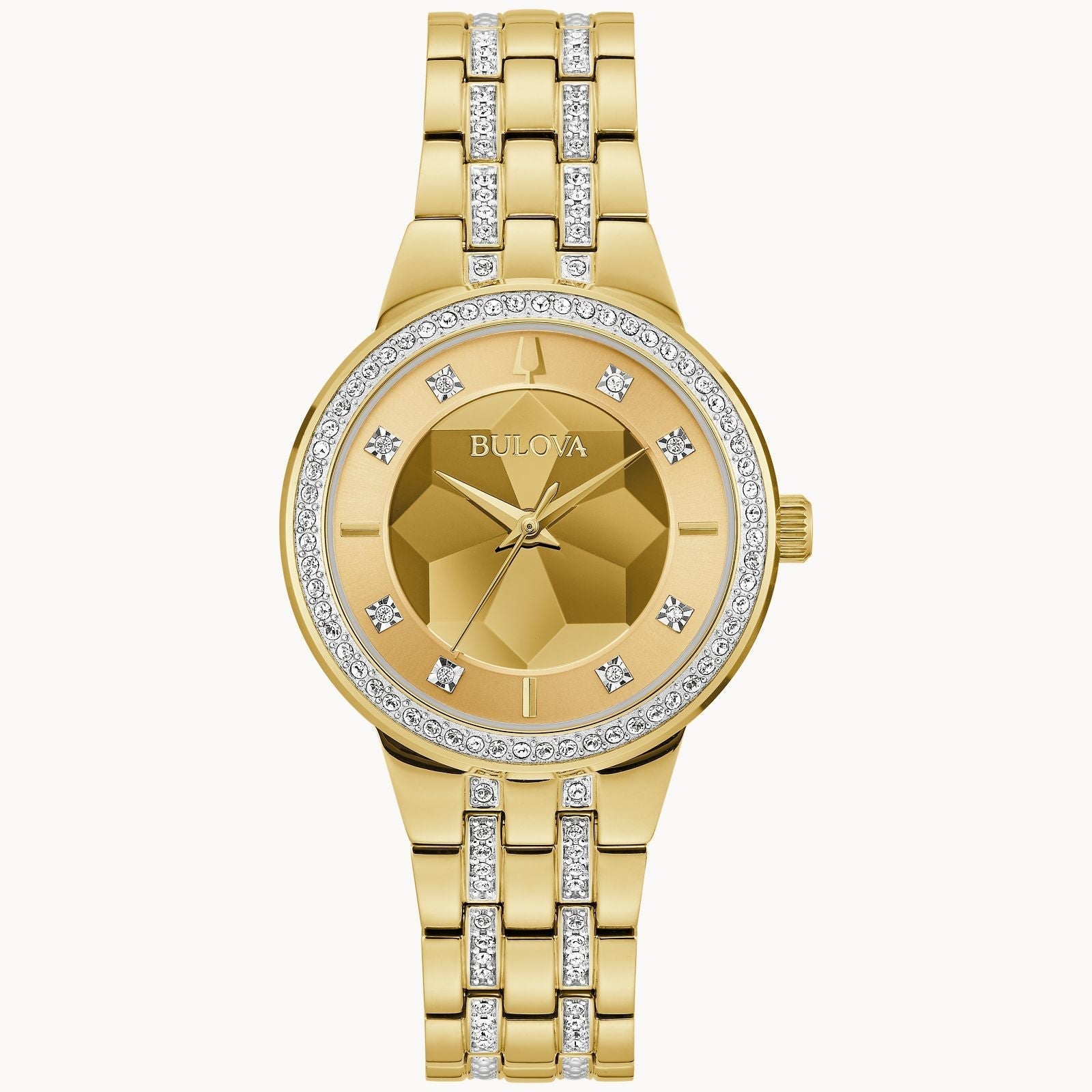 Reloj Bulova Phantom Mujer Correa de Acero Dorado - Reloj original en Guatemala