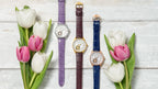 97L180 Reloj Bulova Sutton de dama correa de cuero - Cuero Azul