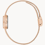 Reloj Bulova Goddess of Time Mujer Malla Oro Rosa - Detalle de esfera