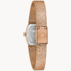 Reloj Bulova Goddess of Time Mujer Malla Oro Rosa - Vista lateral