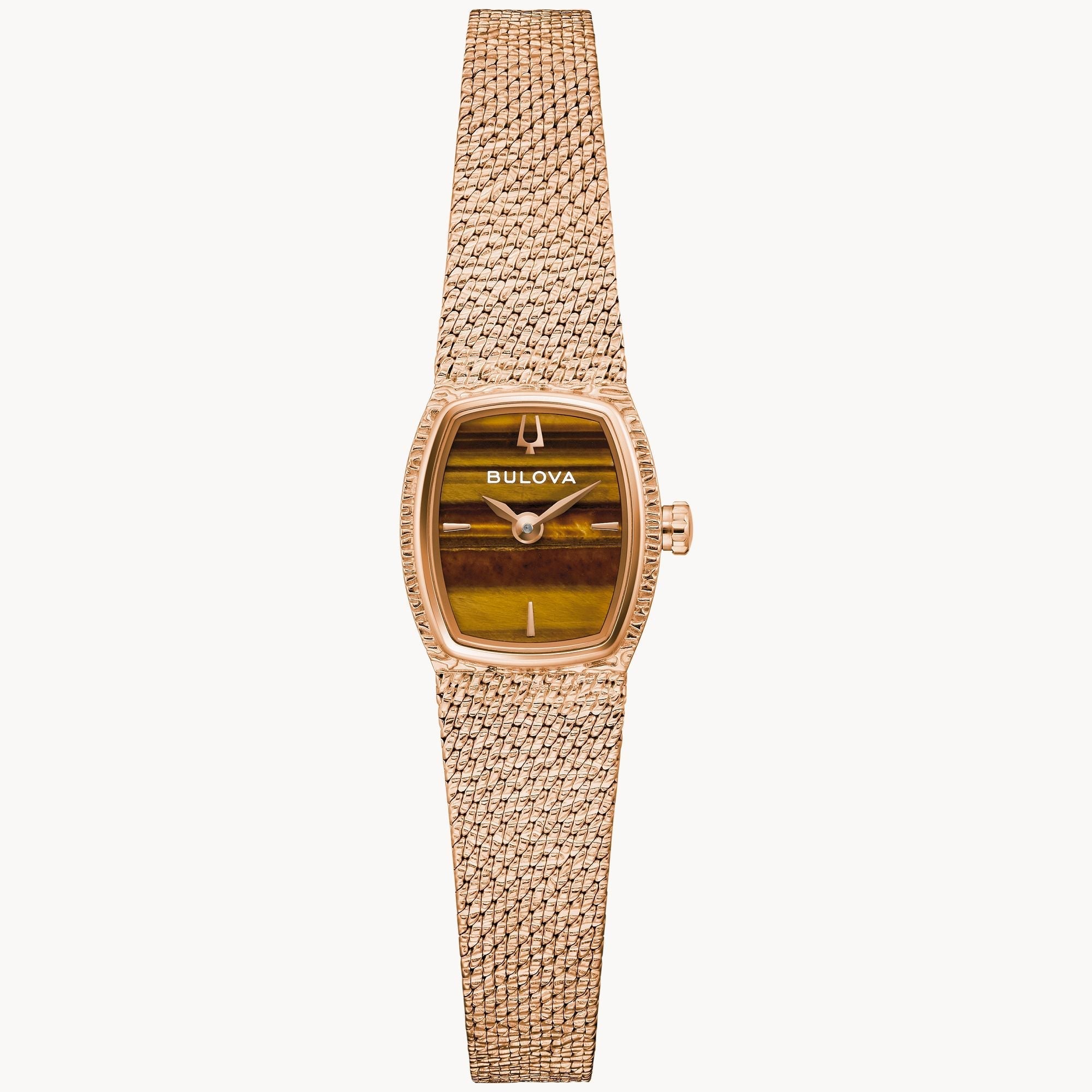 Reloj Bulova Goddess of Time Mujer Malla Oro Rosa - Reloj original en Guatemala