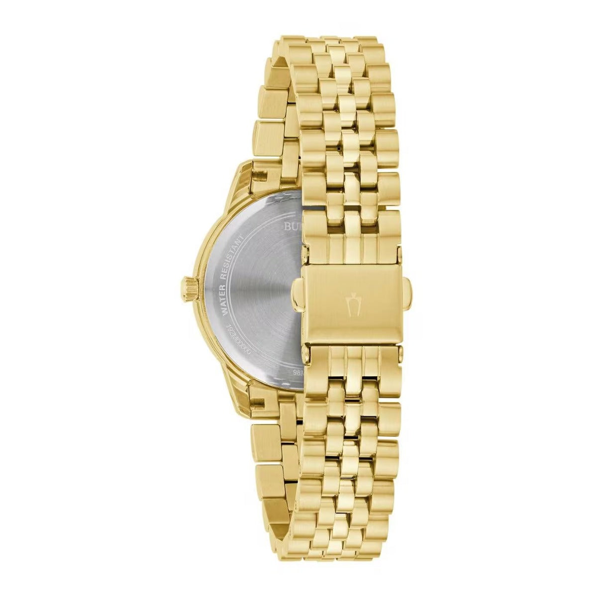 Reloj Bulova Sutton Diamond de mujer correa de metal - Vista lateral