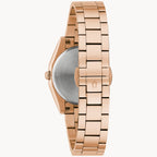 Reloj Bulova Surveyor Mujer Acero Tono Oro Rosa - Vista lateral