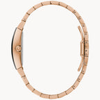 Reloj Bulova Gemini Mujer Acero Negro y Oro Rosa - Vista 5