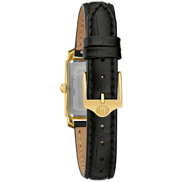 Reloj Bulova Sutton de mujer correa de piel 21 mm - Vista lateral