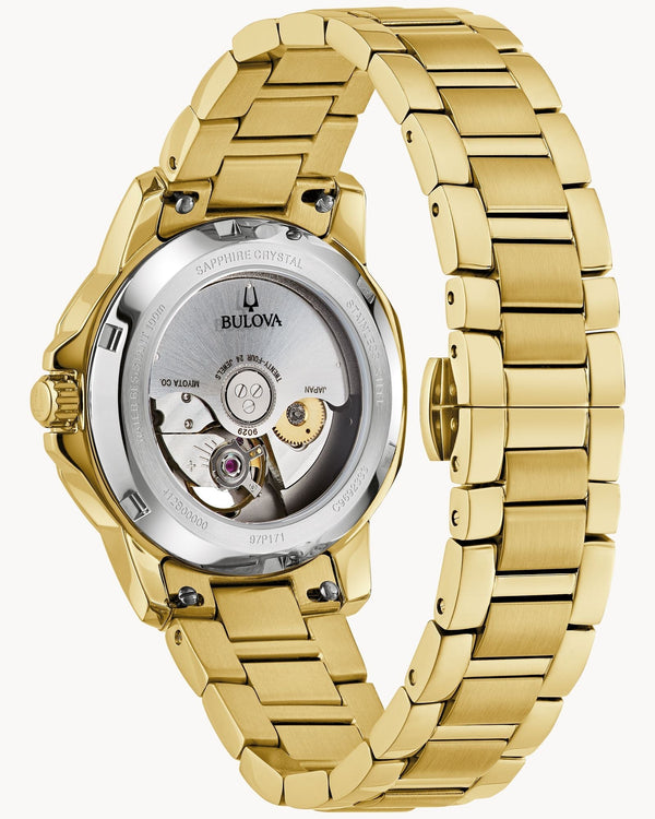 Reloj Bulova Marine Star de mujer correa de metal - Vista lateral