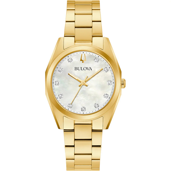 Reloj Bulova Surveyor Mujer Acero Dorado - Reloj original en Guatemala