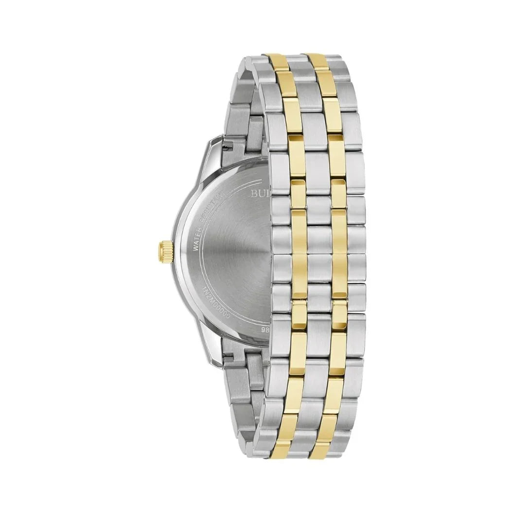 Reloj Bulova Classic Hombre Acero Inoxidable Bicolor - Detalle de esfera