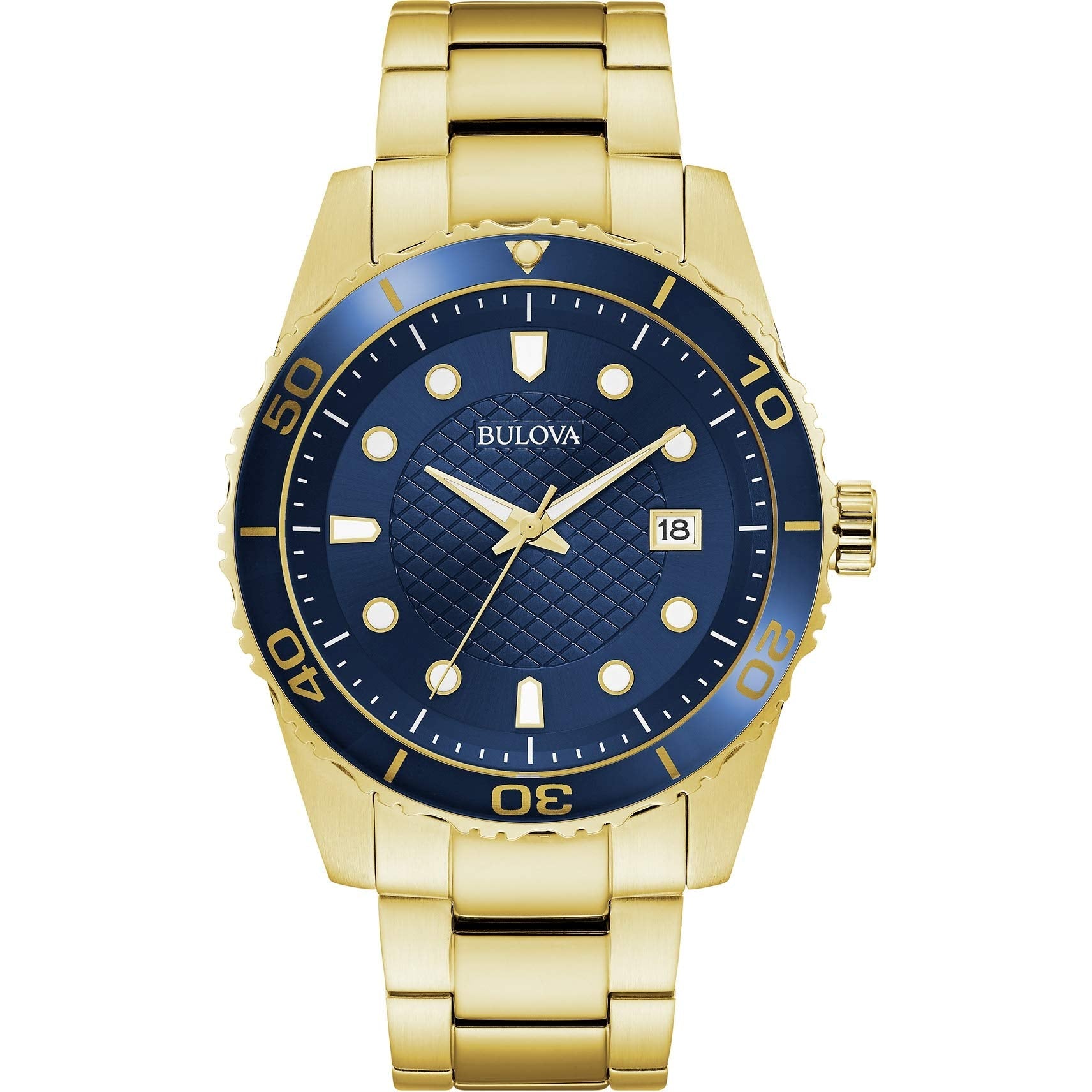 98A197 Bulova Sport de hombre correa de acero