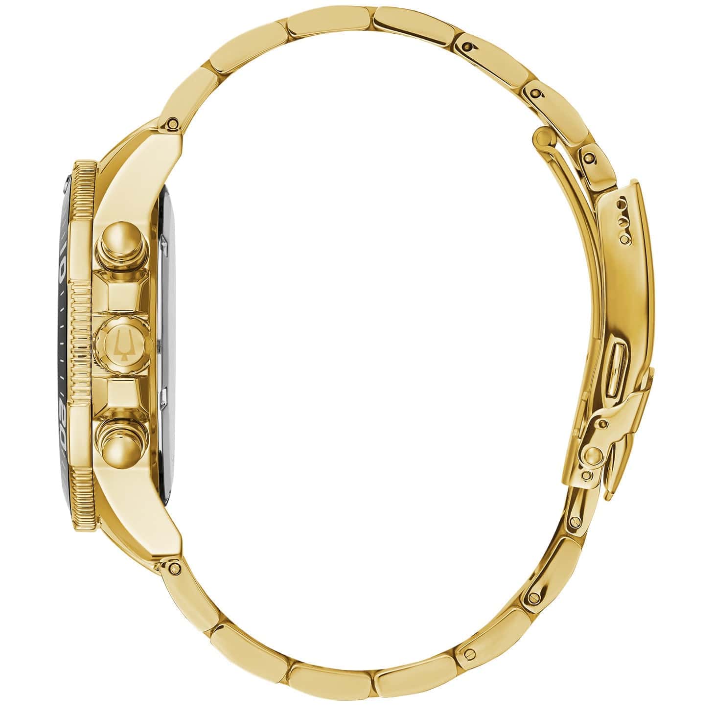 Reloj Bulova Classic de hombre pulsera de metal 42 mm - Vista lateral
