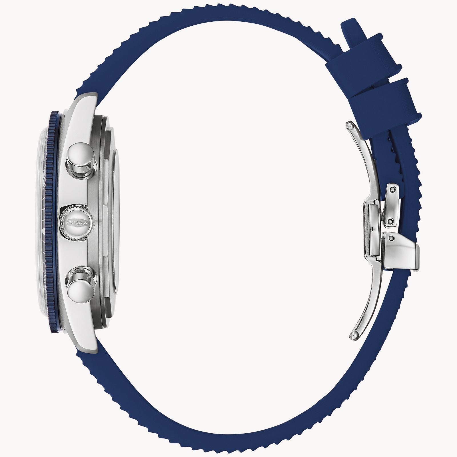 Reloj Bulova Surfboard de hombre pulsera de resina - Vista trasera