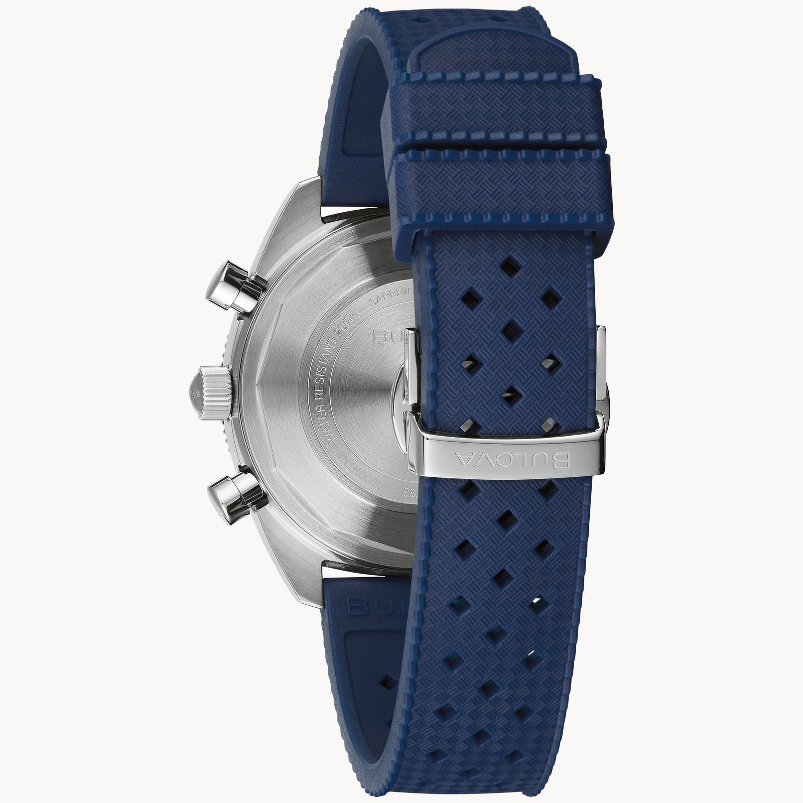 Reloj Bulova Surfboard de hombre pulsera de resina - Detalle de esfera