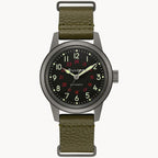 98A255 Bulova Hack Watch de caballero pulsera de cuero
